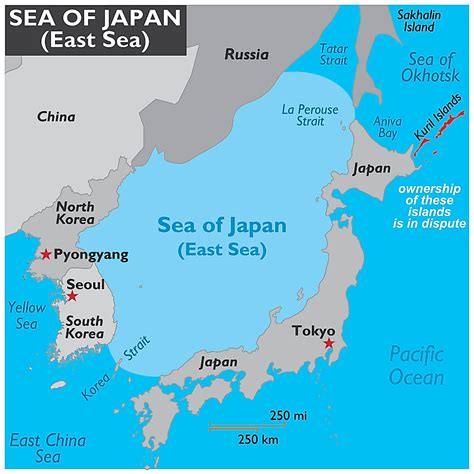 Sea Of Japan East Sea Worldatlas