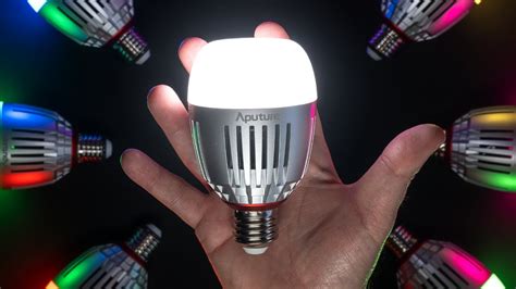 Aputure B7c A Smart Lightbulb With Built In Battery Youtube