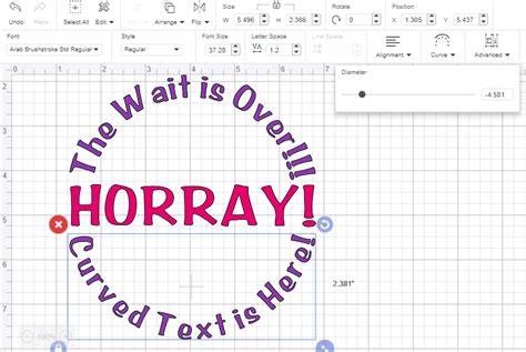 Can you use cricut design space on ipad? How to Curve Text in Cricut Design Space | Cricut design ...