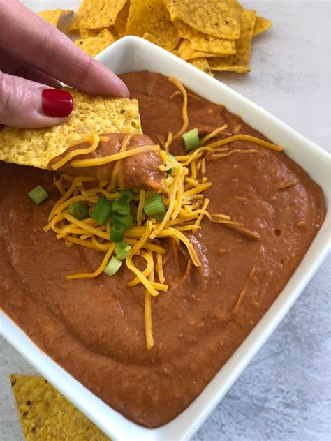 The Best Bean Dip Isthe Best It Is Smooth And Creamy Yummy Dips