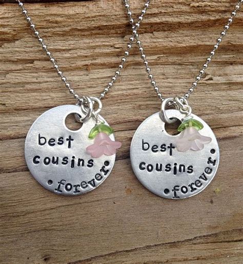Best Cousins Forever Hand Stamped Necklace This By Sosobellatoo