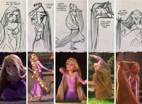 Findingcorona Glen Keanes Rapunzel Hair Tutorial Concept Art And
