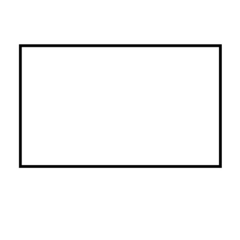 Square Rectangle Shape PNG & SVG Design For T-Shirts gambar png