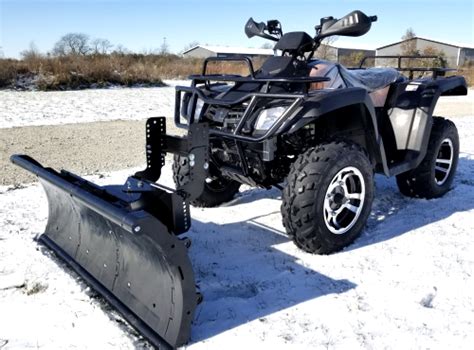 300cc Atv With Snow Plow Utility Style Vehicle Utv Four Wheeler 4 X 4