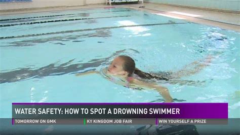 Water Safety How To Spot A Drowning Swimmer