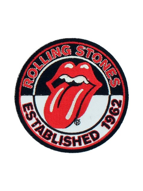 Rolling Stones Est 1962 Patch Rolling Stones Patches Rock Hits