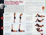 Fitness Exercises Chart Pictures