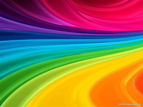 Rainbow Powerpoint Design Hd Slide Backgrounds