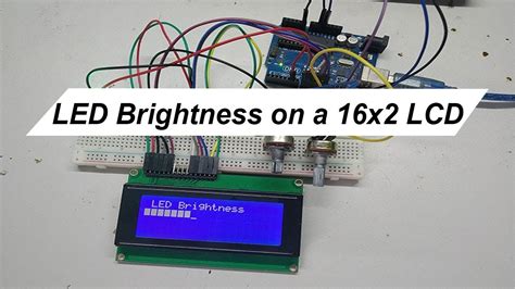 Control The Brightness Of An Lcd Backlight Using Pwm With Arduino Lcd