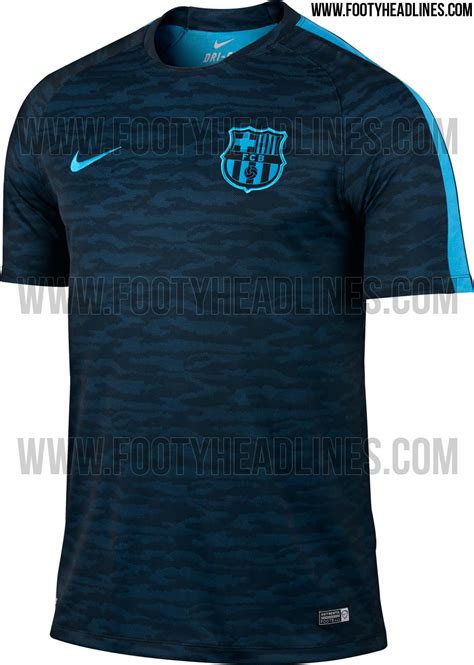 Fc Barcelona 15 16 Champions League Pre Match And Training Shirts