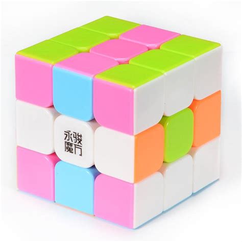 Cubo Rubik Yj Moyu Yulong Speed 3 X 3x3 Candy Colo Carulla