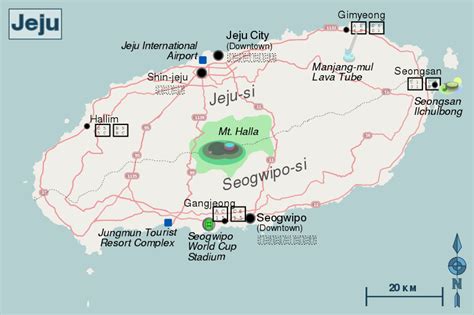 Online, interactive, vector jeju map. File:Jeju Map 1-300000.svg - Wikitravel Shared
