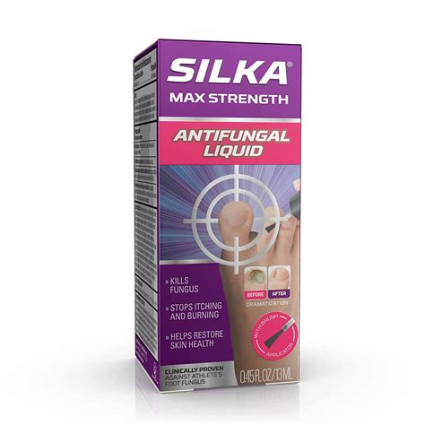 Silka Max Strength Antifungal Liquid With Brush Applicator 045 Fl Oz