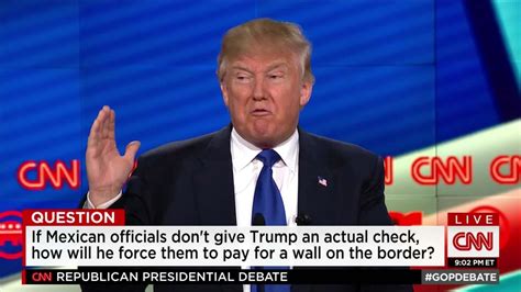 donald trump says he will make mexico pay for wall cnn video