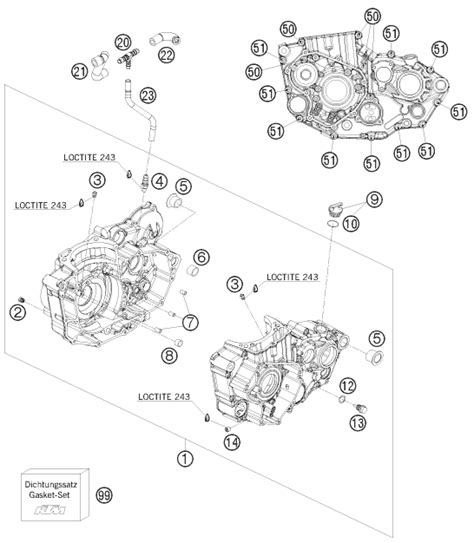 Shop our large selection of ktm oem parts and accessories! KTM fiche finder ENGINE CASE spare parts for the KTM 450 ...