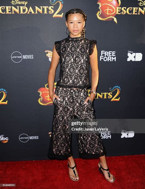 Actress Storm Reid Attends The Premiere Of Descendants 2 At The