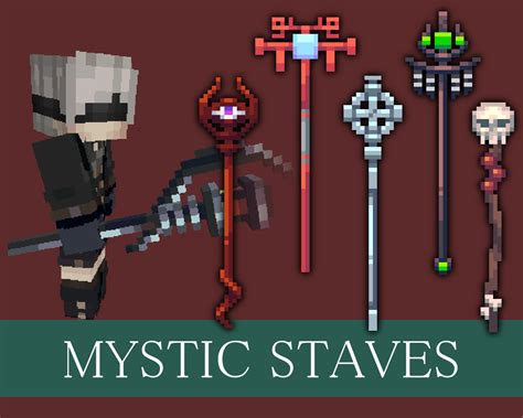Transform Bows To Staves Mystic Staves Addon 12 Unique Staff Models
