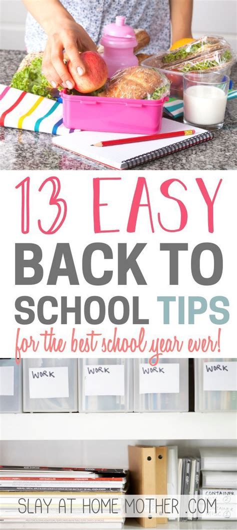 13 Easy Back To School Tips For The Best School Year Ever Back To