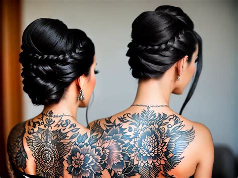 Tatuadas E Deslumbrantes Penteados De Noiva