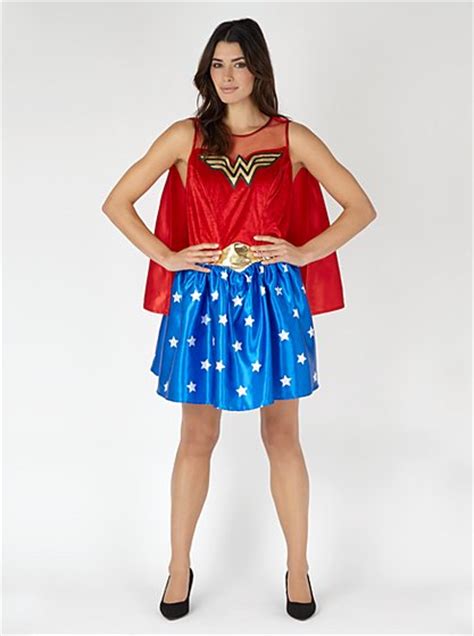 Adult Wonder Woman Fancy Dress Costume Women George At Asda