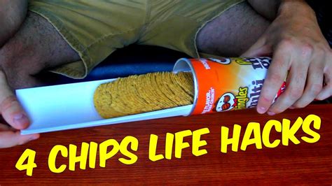 4 Chips Life Hacks Compilation | Life hacks, Chips, Hacks