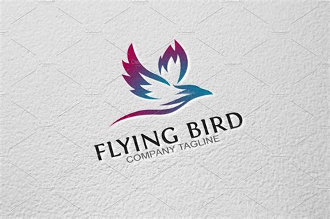 Flying Bird ~ Logo Templates ~ Creative Market