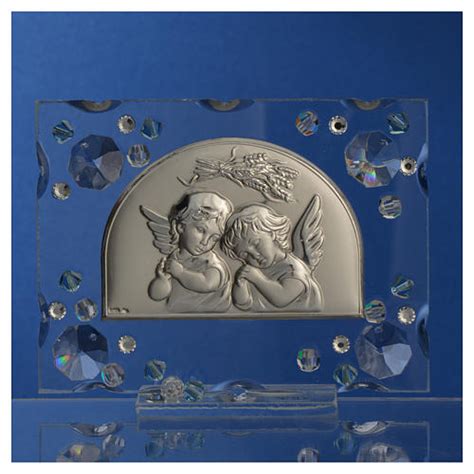 Subito a casa, in tutta sicurezza. Bomboniera Battesimo Autunno Swarovski acquamarina ...