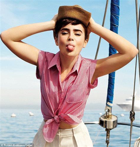 Lily Collins For Tatler 2011 Lily Collins Photoshoot Pictures Of Lily