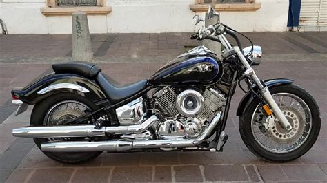 It was very comfortable and maintenance free. Yamaha v star custom 1100 cc año 2003 - YouTube