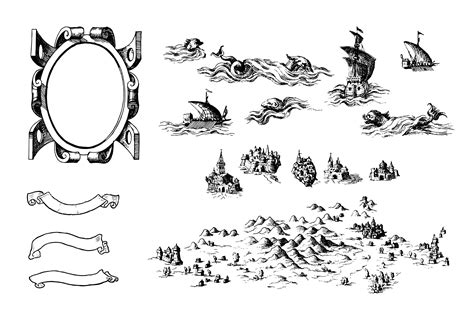 Fantasy Map Icons Png