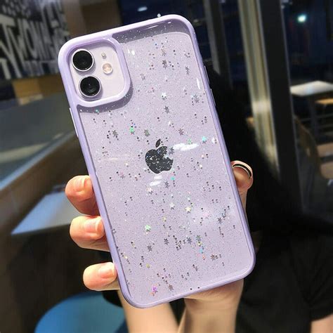 Ztofera Tpu Back Case For Iphone 11 Glitter Translucent Design Liquid