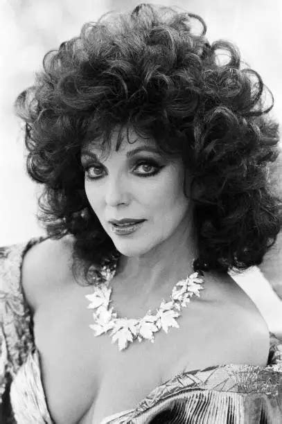 British Actress Joan Collins Pictured In Los Angeles Californi 1986 Old Photo 7 Eur 658