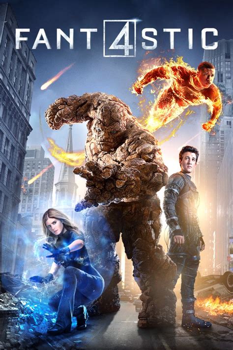 Fantastic Four Movie Poster Miles Teller Michael B Jordan Kate