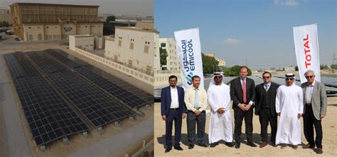 Emicool And Total Solar Distributed Generation Inaugurate Solar System At Dip Facility In Dubai