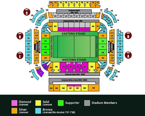 3 day passes on sale now 1 day tickets on sale for general public march 9th. Suncorp Stadium Broncos Seating Plan | Elcho Table