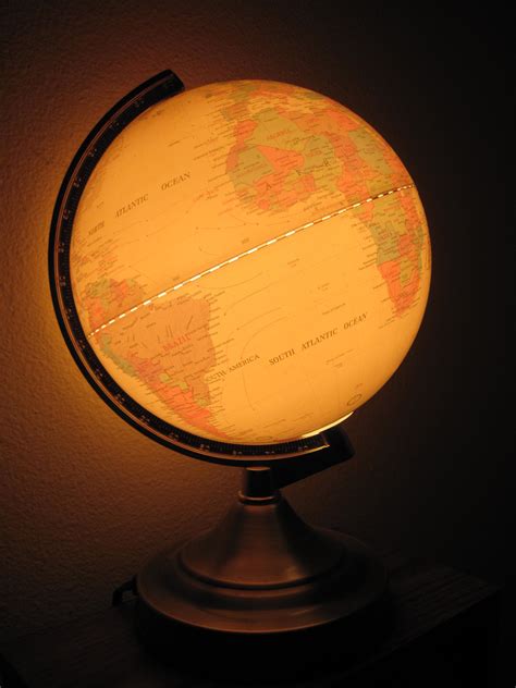 World Globe Night Light