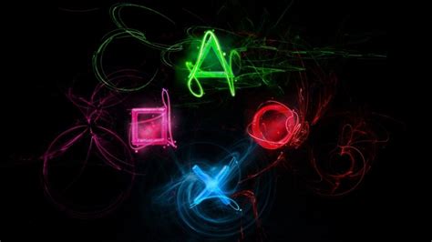 Sony Playstation Creative Logo Colorful Colors Wallpaper