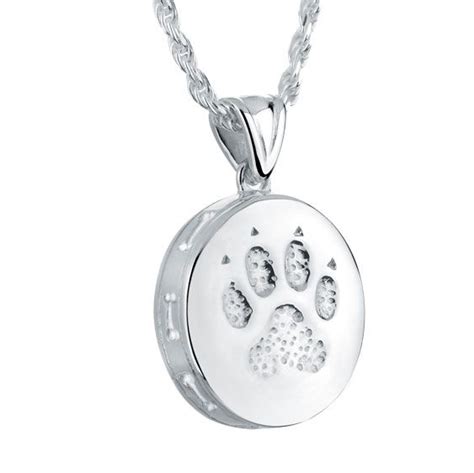 Best price with discount and quick shipping. Dog Paw Sterling Silver Pet Cremation Jewelry Pendant ...