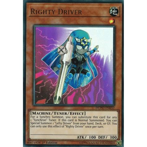 When a card or effect is activated that includes any of these effects (quick effect): DUPO-EN032 Tournevis Droitier Duel Power - Card Yu-gi-oh