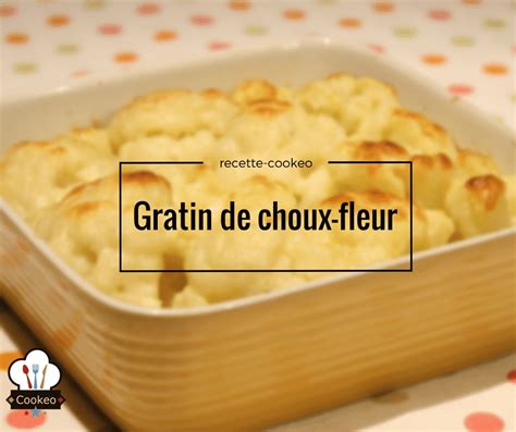 Gratin de choux fleur cookeo