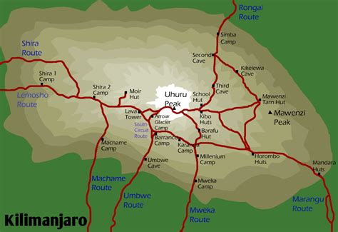 Kilimanjaro Map Safari Travel Plus