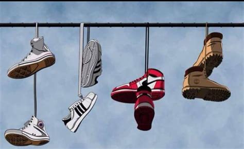 Buy Shoes Tied To Power Lines In Stock