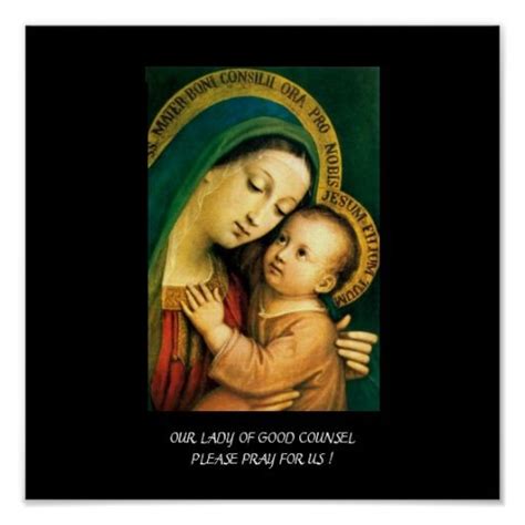 Our Lady Of Good Counsel Please Pray For Us Poster
