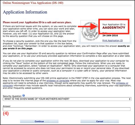 Us Tourist Visa Application Form Ds 160 File Type Pdf Download
