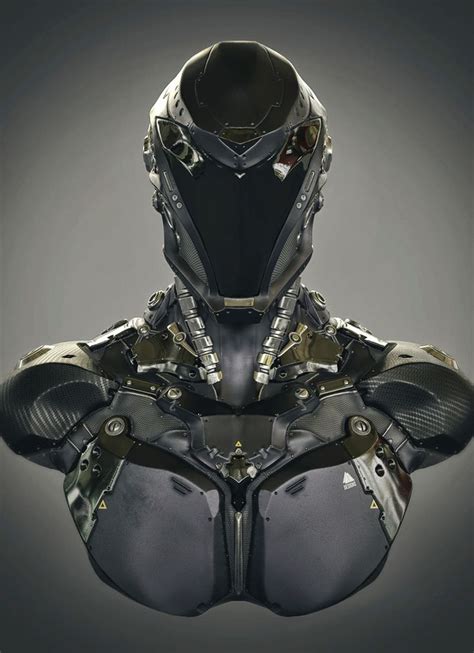 Artstation Sci Fi Speedster Bust James Lin Futuristic Armor