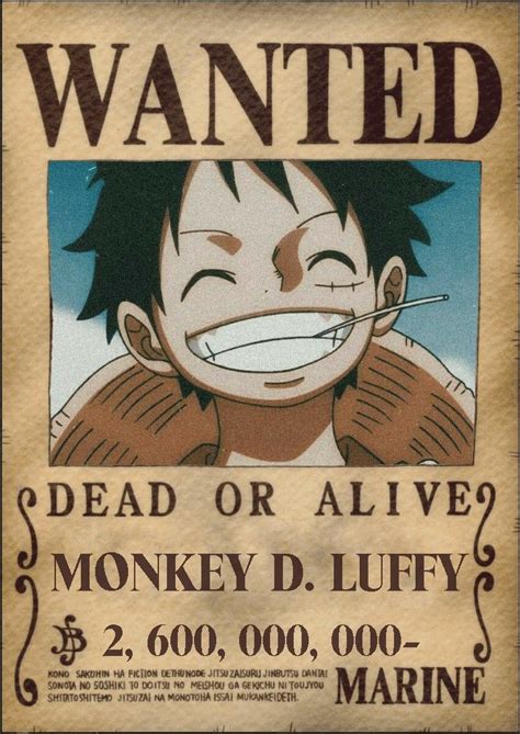 24+ luffy wanted poster wano - CindiNur