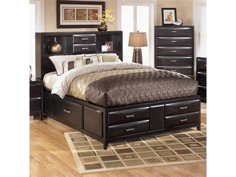 Ashley Furniture Kira Queen Storage Bed Ahfa Captains Beds
