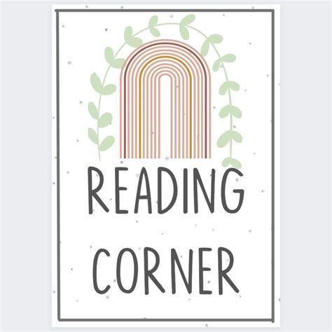 Reading Corner Posters • Teacha