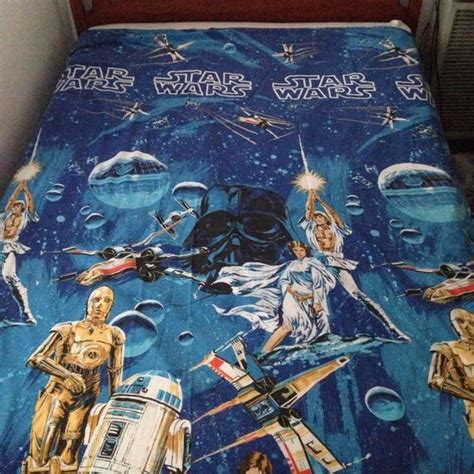 Original 70s Star Wars Bed Sheet In By Dreamlandlovesyou On Etsy