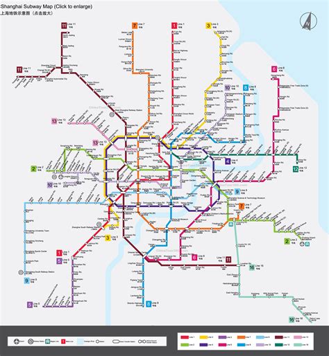 Shanghai Subway Metro Lines And Stations With Ticket Info